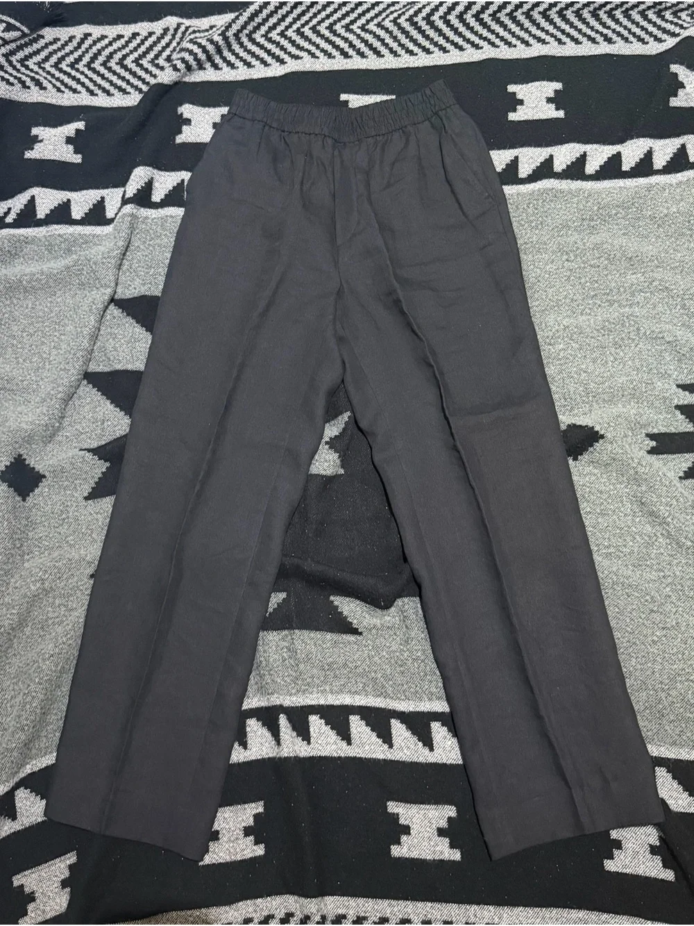 Suit supply Men's dark navy wide leg Pants size 28